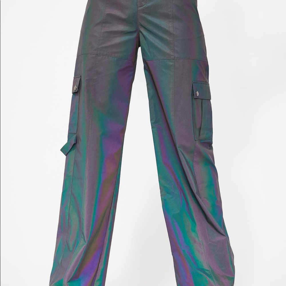 Reflective holographic festival pants! - Picture 2 of 2